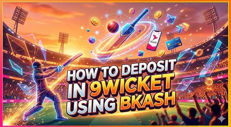 How to deposit in 9wicket using Bkash 2026