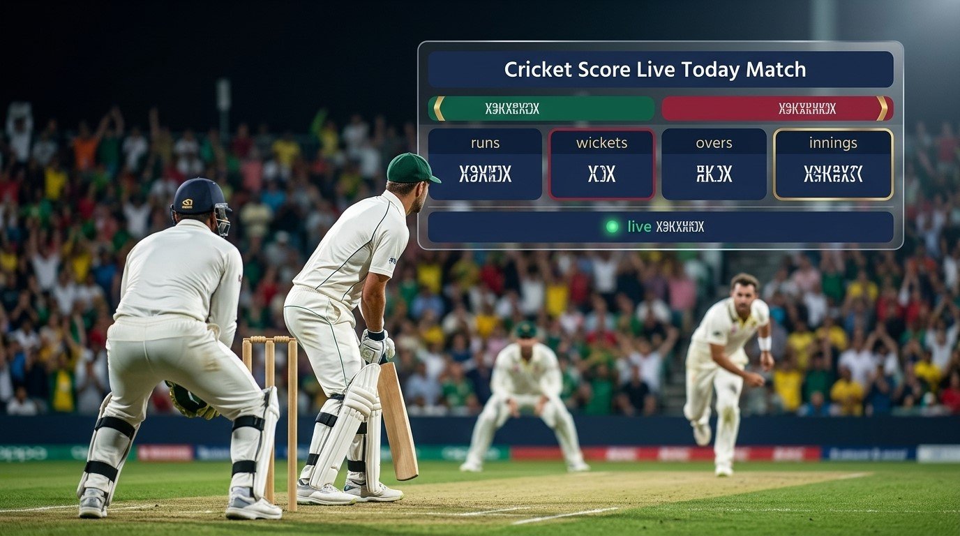 Cricket Score Live Today Match